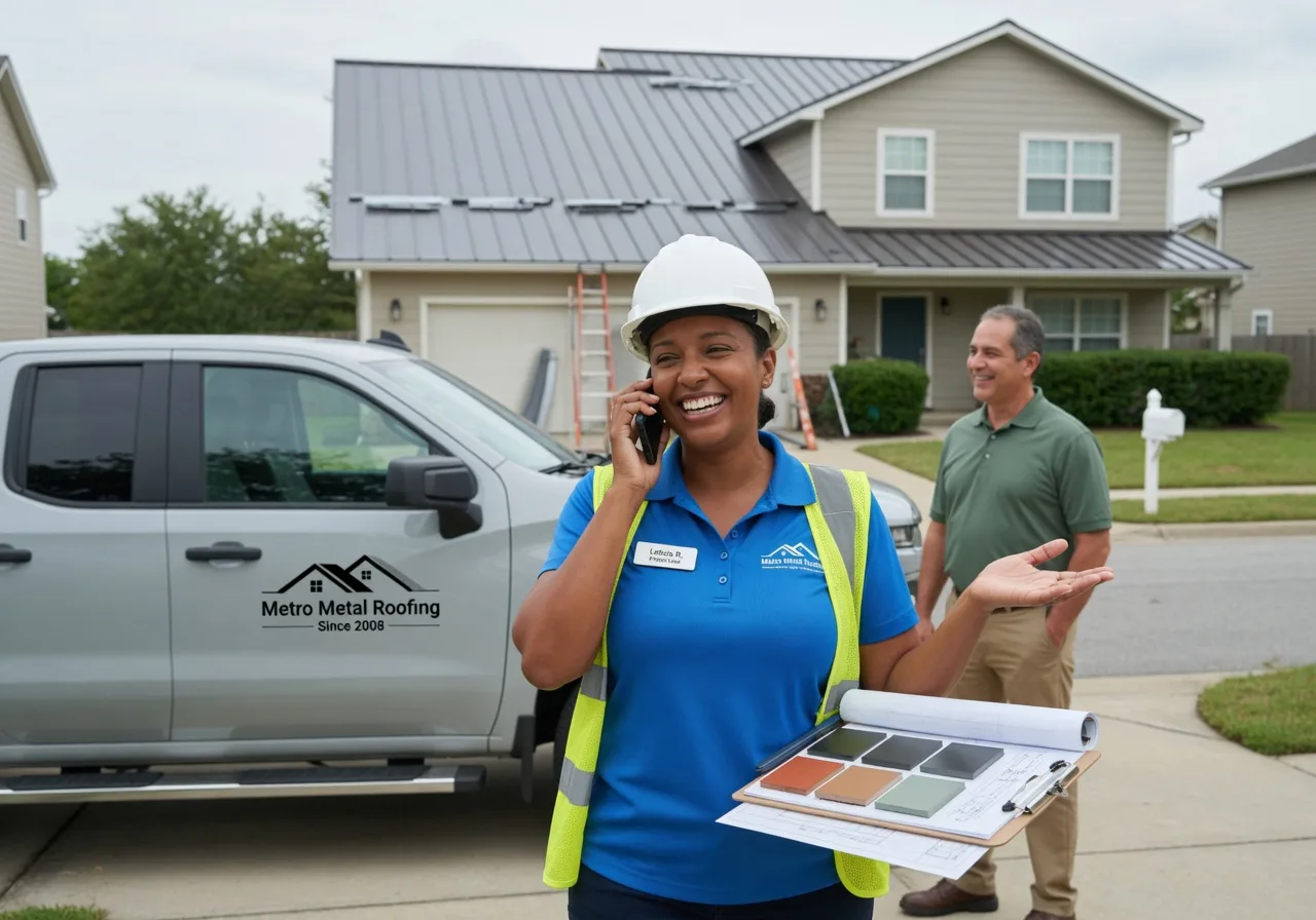Metal Roof Repair in Houghton Lake Heights, MI