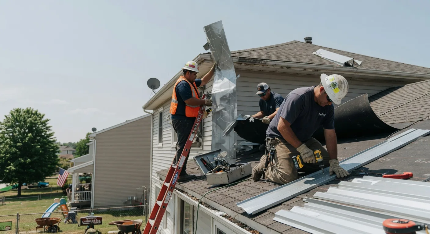 Metal Roof Repair in Houghton Lake Heights, MI